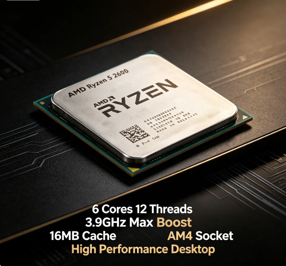 Cpu Fan - 予算重視の多機能AMD Ryzen 5 2600 AM4 CPU
