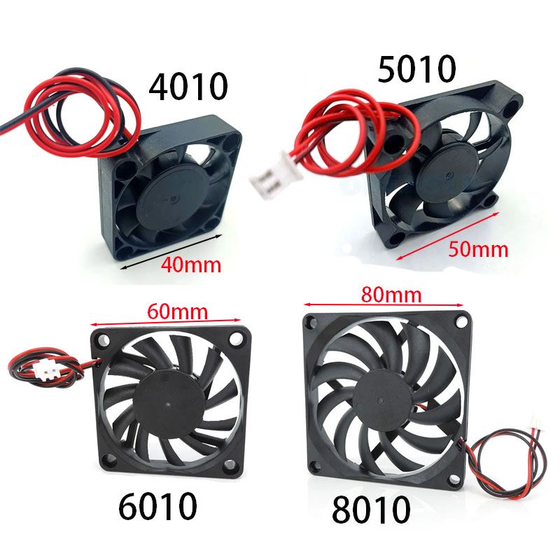 Cpu Cooler - 5V 12V 24V冷却ファン 4010 5010 6010