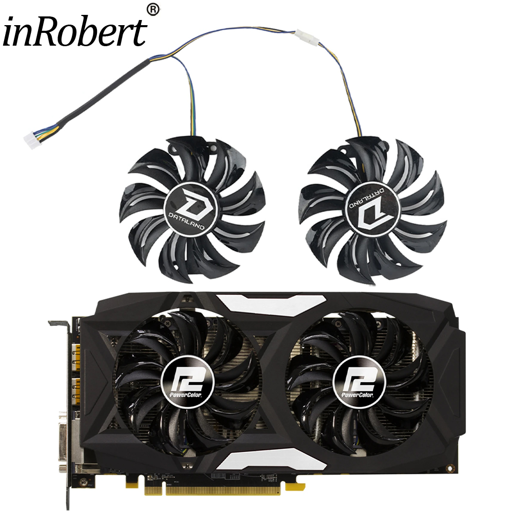 Gpu Cooler - PowerColor Red Devil RX580 GPUクーラー冷却ファン GA91S2U、Radeon