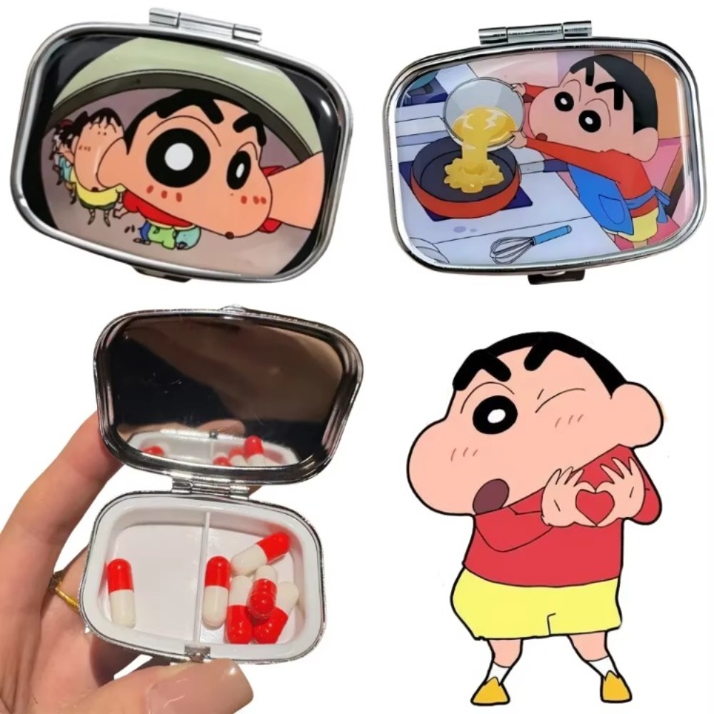 クレヨンしんちゃん ミニサイズの密閉式金属製缶。防湿仕様で、 - Case Fan のレビューと価格