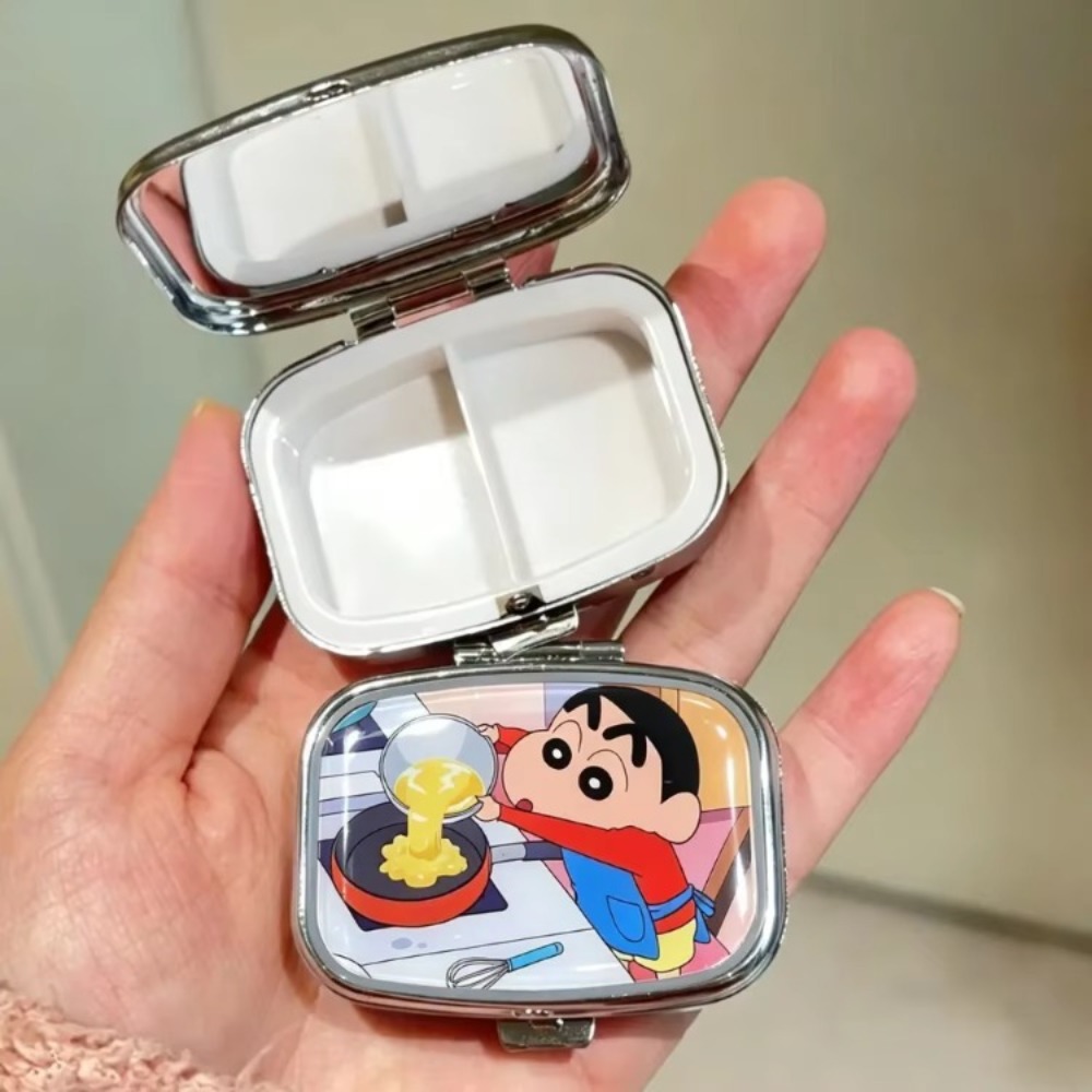 クレヨンしんちゃん ミニサイズの密閉式金属製缶。防湿仕様で、 - Case Fan のレビューと価格