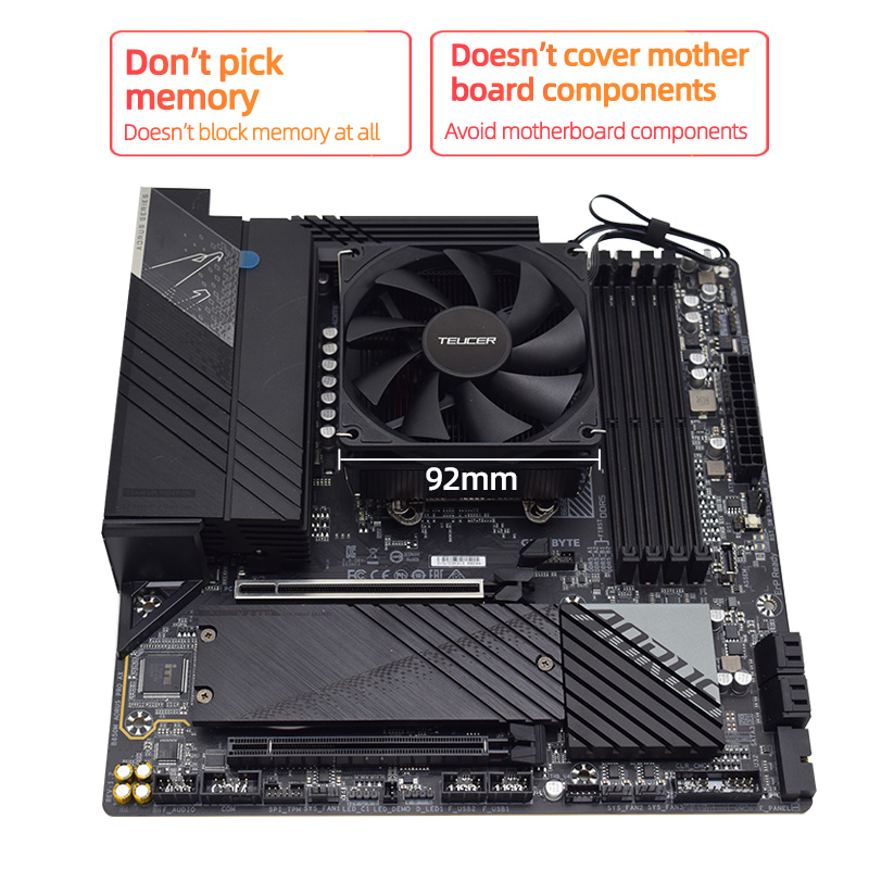 Teucer 高さ 45 ミリメートル CPU クーラー I - Air Cooler Cpu のレビューと価格