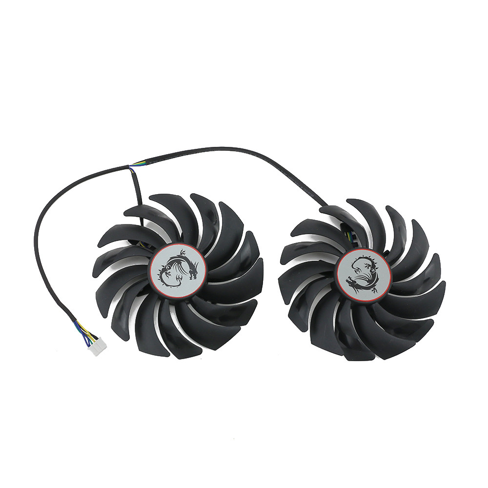 2個95ミリメートルPLD10010S12HHビデオカードフ - Air Cooler Cpu のレビューと価格