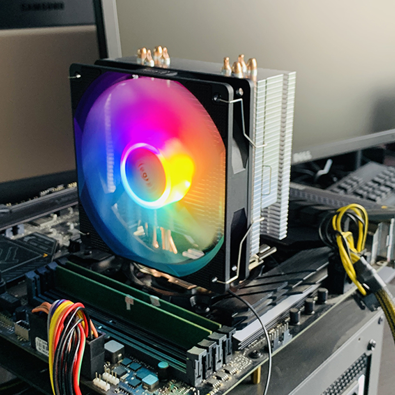 X99タワー型CPUクーラー、4つのヒートパイプ、120MM - Air Cooler Cpu のレビューと価格