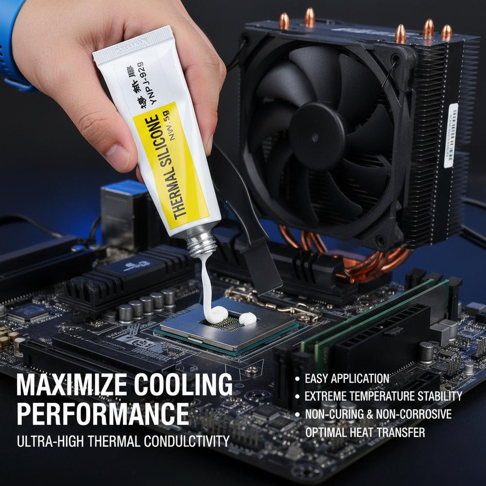 5 グラム熱伝導性接着剤強力な粘着性シリコーンペーストヒート - Thermal Paste のレビューと価格