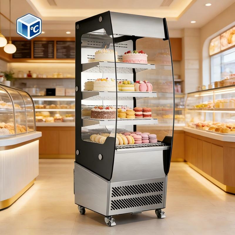 494x677x1455mm回転式業務用ケーキ陳列冷蔵庫ファ - Case Fan のレビューと価格