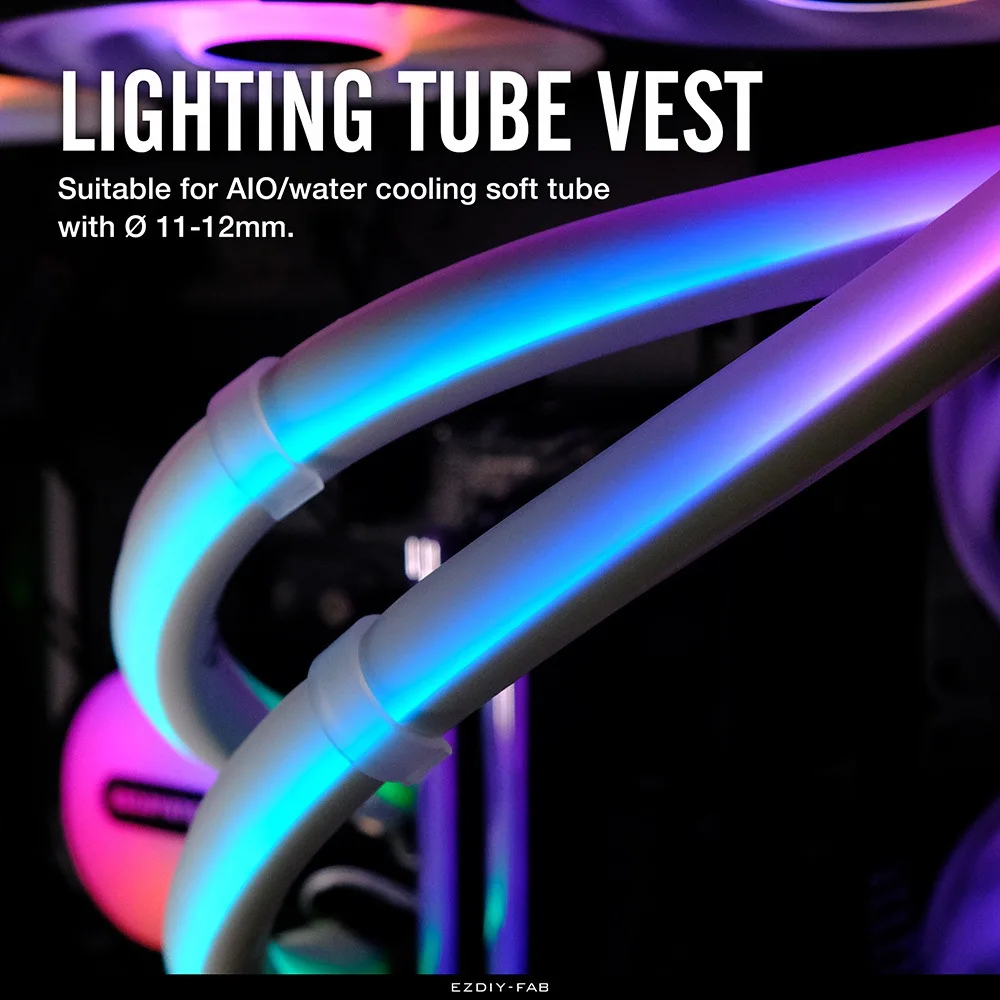 冷却用EZDIY-ARGBライトストリップライト、ソフトチュ - Aio Liquid Cooler のレビューと価格