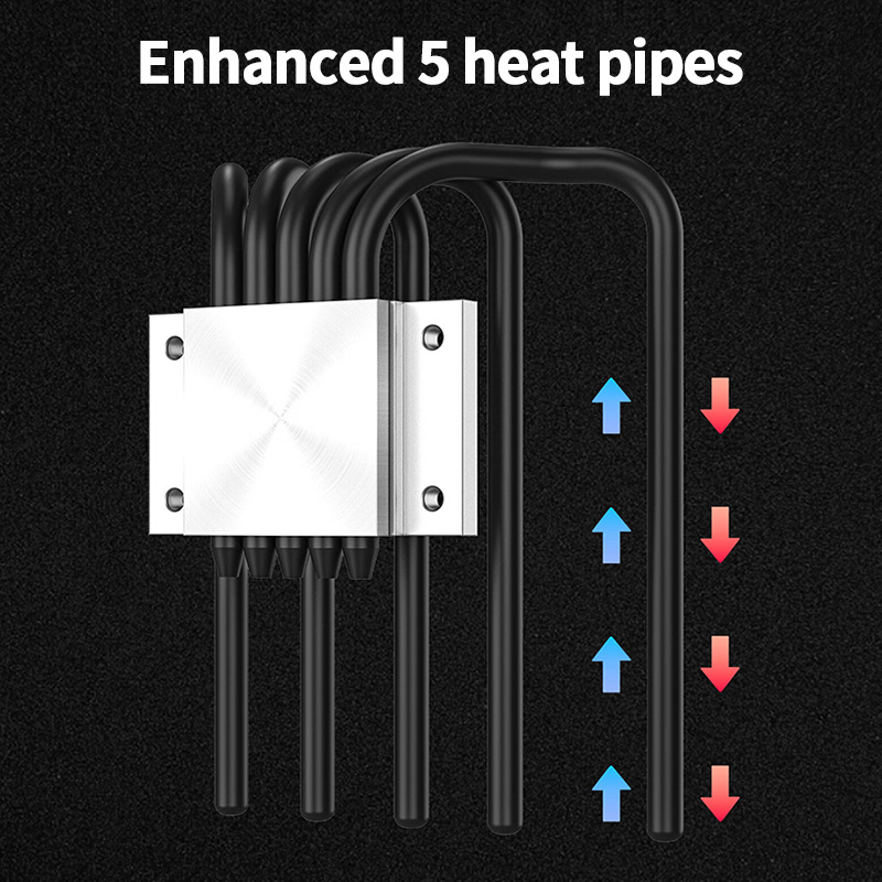 ID-COOLING IS-55 5 ヒートパイプ CPU  - Air Cooler Cpu のレビューと価格