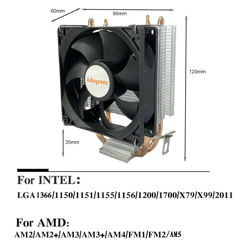 X99 CPUエアクーラーPCプロセッサライトレスファン（I - Air Cooler Cpu のレビューと価格